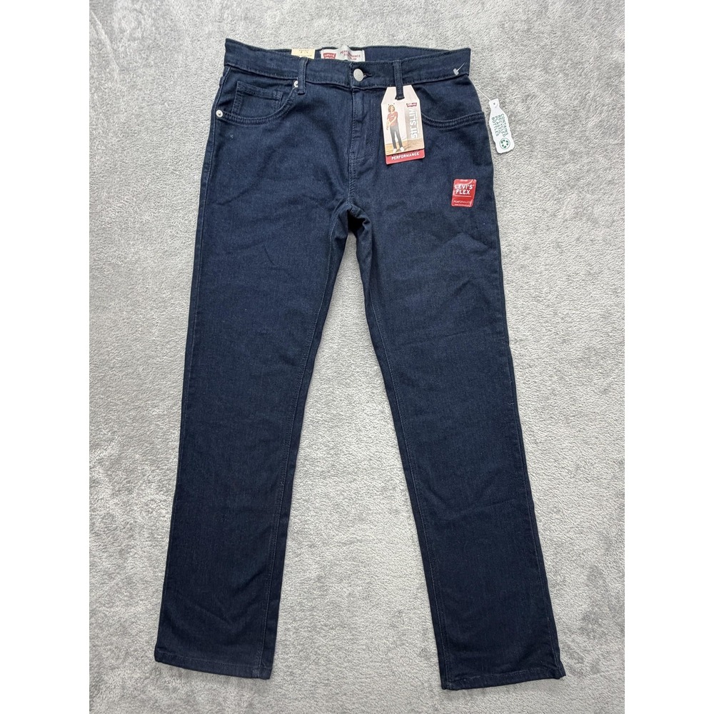 Levis‎ 511 Jeans Youth Measured 30x31 Dark Blue Slim Taper Stretch Denim